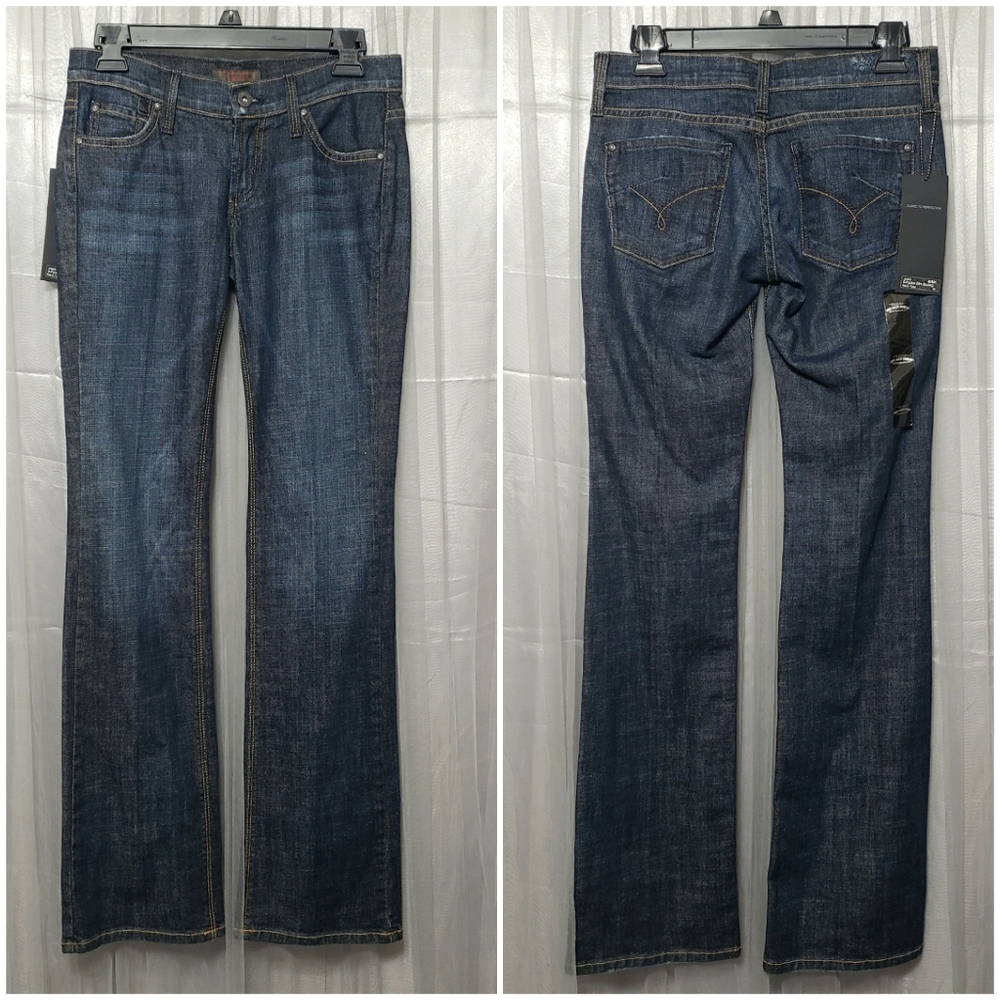James Jeans Sz 25 NWT Dry Aged Slim Bootleg Jeans - Picture 1 of 15